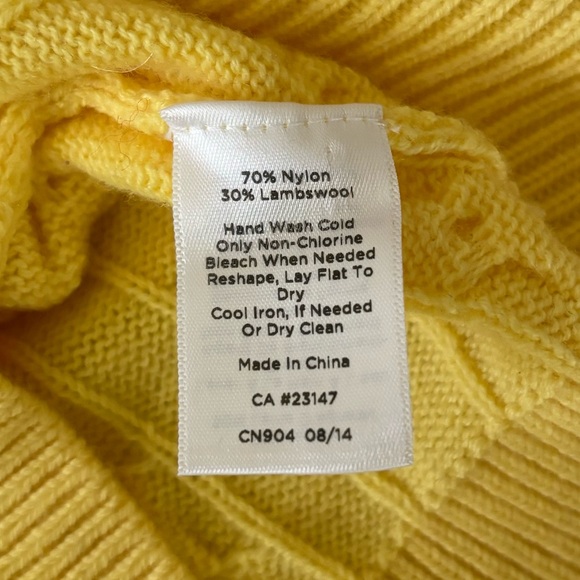 Talbots Wool Cable Knit Sweater - Picture 4 of 4